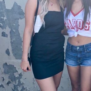 Black Fashion Nova overall dress!